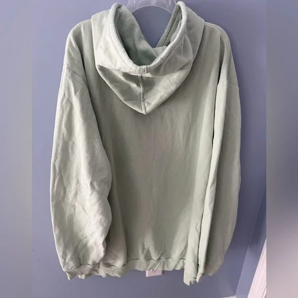 Adidas Men's Sage Green Hoodie 4XL - Picture 3 of 10